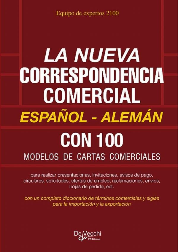 La nueva correspondencia comercial Español - Alemán | expertos 2100, EXPERTOS 2100