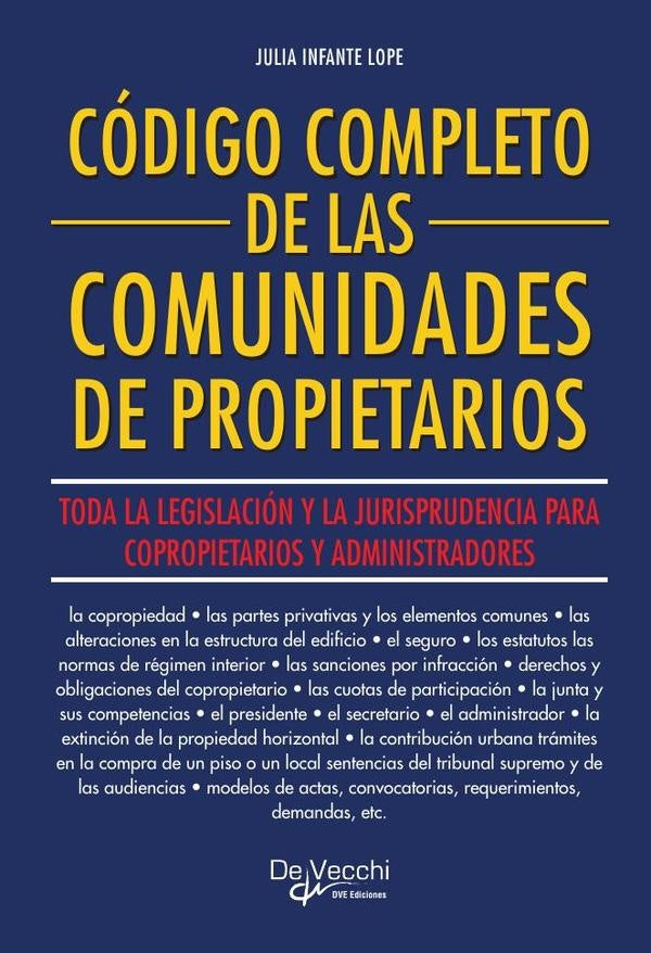 Código completo de las comunidades de propietarios | Julia Infante Lope