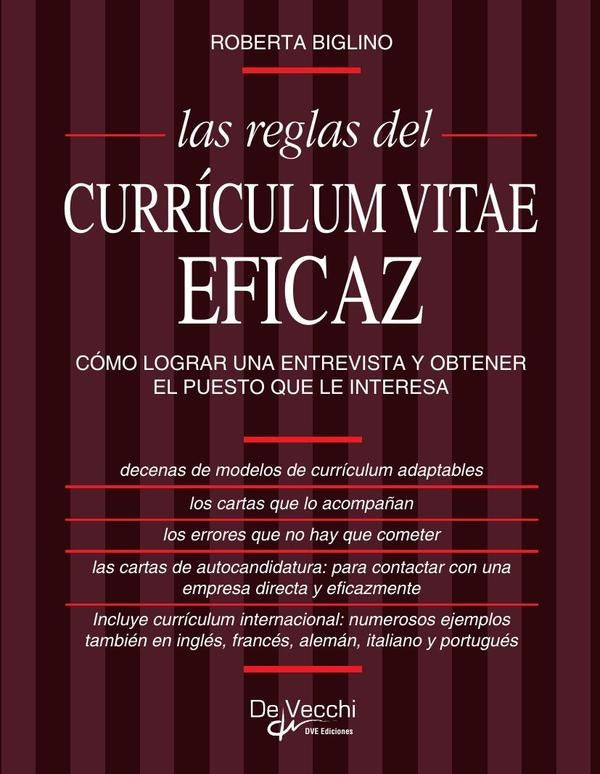 Las reglas del currículum vitae eficaz | Roberta Biglino
