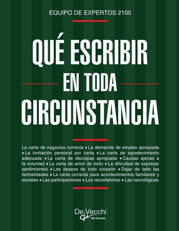 Qué escribir en toda circunstancia | expertos 2100, EXPERTOS 2100