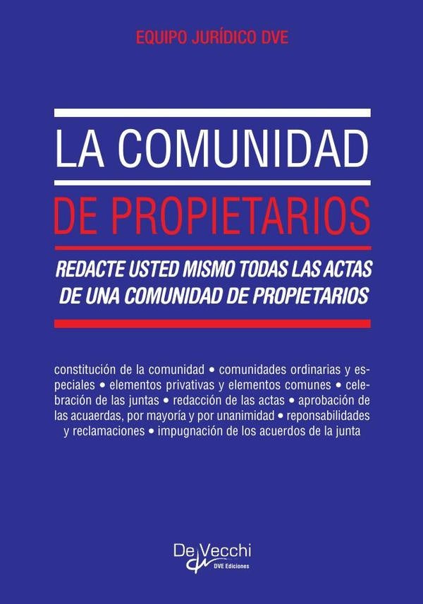 La comunidad de propietarios  | Equipo Jurídico DVE