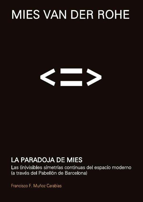 Mies Van Der Rohe. La paradoja de Mies | Francisco Muñoz Carabias