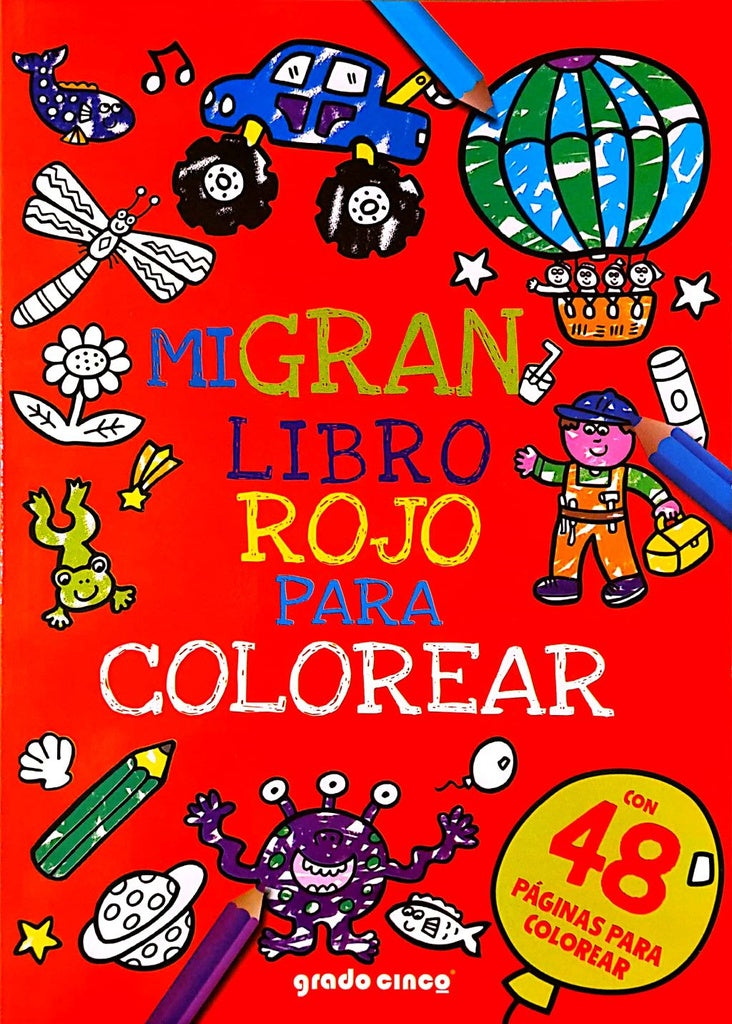 MI GRAN LIBRO ROJO PARA COLOREAR 1.. | VACIO