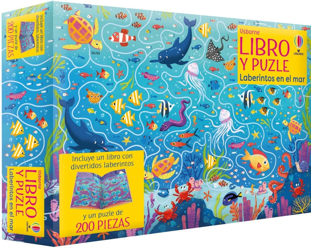LABERINTOS EN EL MAR. LIBRO Y PUZLE | Samuel Smith