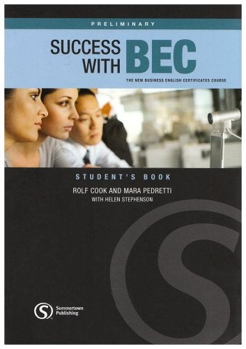 SUCCESS WITH BEC PRELIMINARY STUDENT BOOK BRE