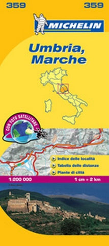 MAPA UMBRIA, MARCHE