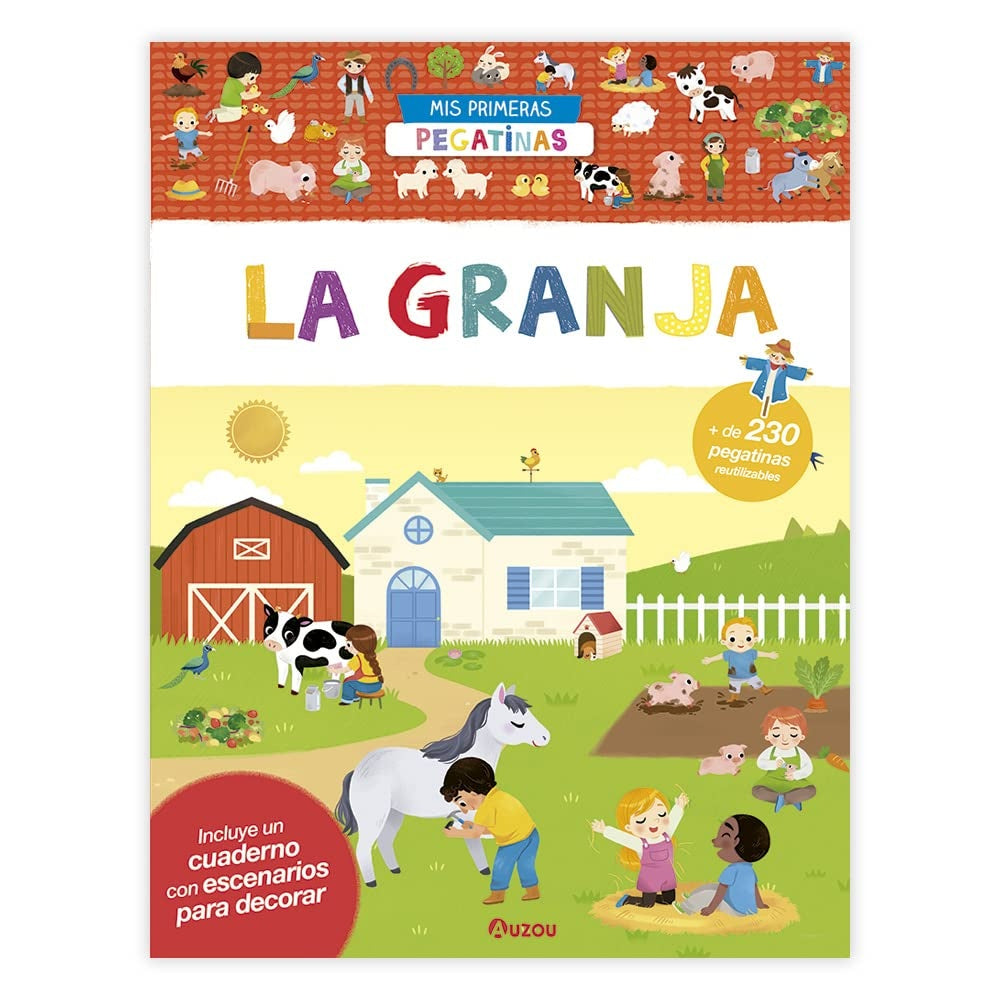 MIS PRIMERAS PEGATINAS GRANJA..