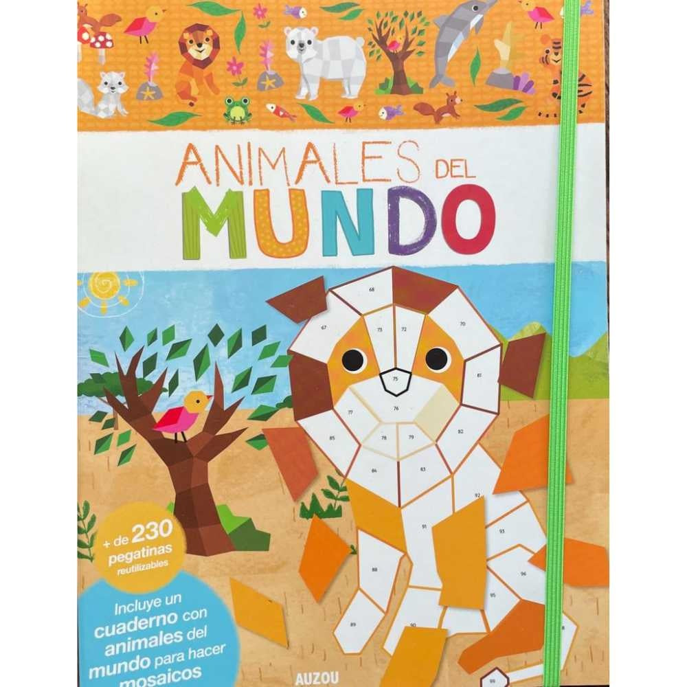 MI PRIMER LIBRO DE PEGATINAS ANIMALES DEL MUNDO.. | VV. AA.