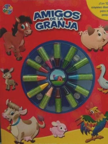 CRAYONES CREATIVOS - AMIGOS DE LA GRANJA