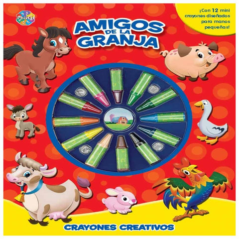 CRAYONES CREATIVOS - AMIGOS DE LA GRANJA