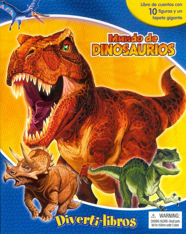 DIVERTI LIBROS : MUNDO DE DINOSAURIOS..*