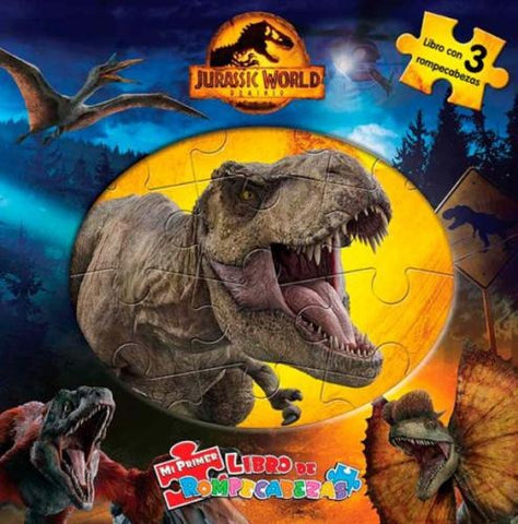 MI PRIMER LIBRO DE ROMPECABEZA JURASSICO