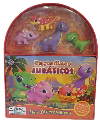 MINI DIVERTI-LIBROS - PEQUEÑINES JURÁSICOS*