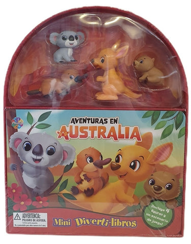MINI DIVERTI-LIBROS - AVENTURAS EN AUSTRALIA*