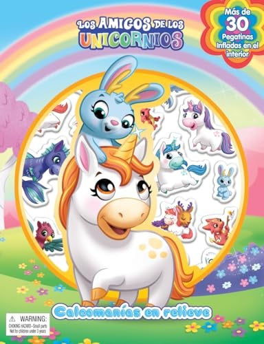 LOS AMIGOS DE LOS UNICORNIOS - CALCOMANÍAS EN RELIEVE*