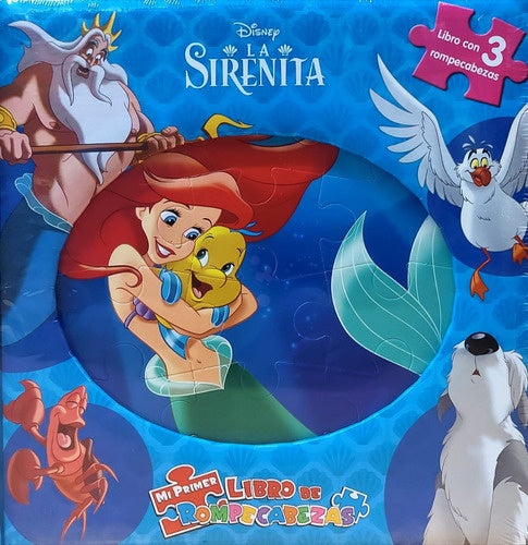 MI PRIMER LIBRO DE ROMPECABEZA  SIRENITA..