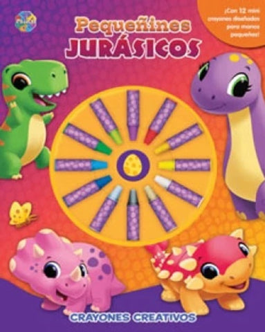 CRAYONES CREATIVOS - PEQUEÑINES JURASICOS