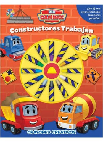 CRAYONES CREATIVOS - CONSTRUCTORES TRABAJAN