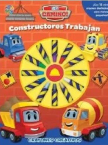 CRAYONES CREATIVOS - CONSTRUCTORES TRABAJAN