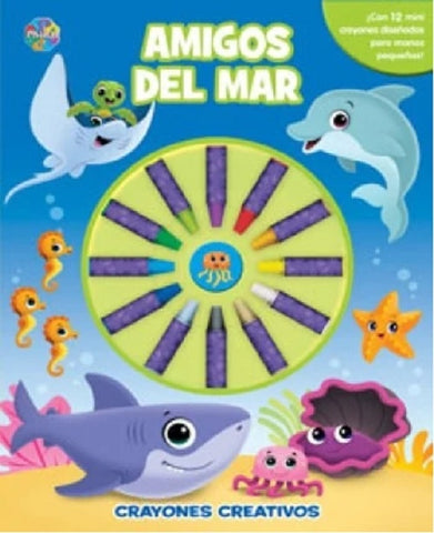 CRAYONES CREATIVOS - AMIGOS DEL MAR | VACIO
