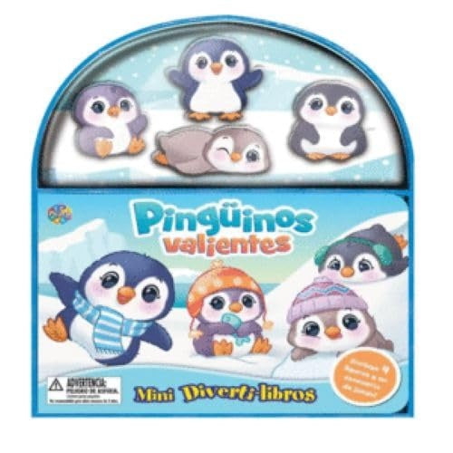 MINI DIVERTILIBROS - PINGUINOS VALIENTES ..