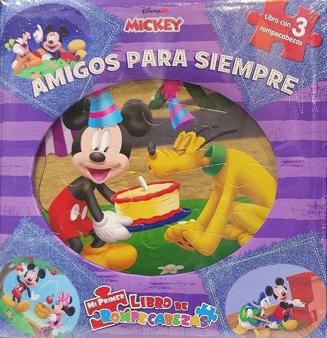 MI PRIMER LIBRO DE ROMPECABEZAS- DISNEY MICKEY..