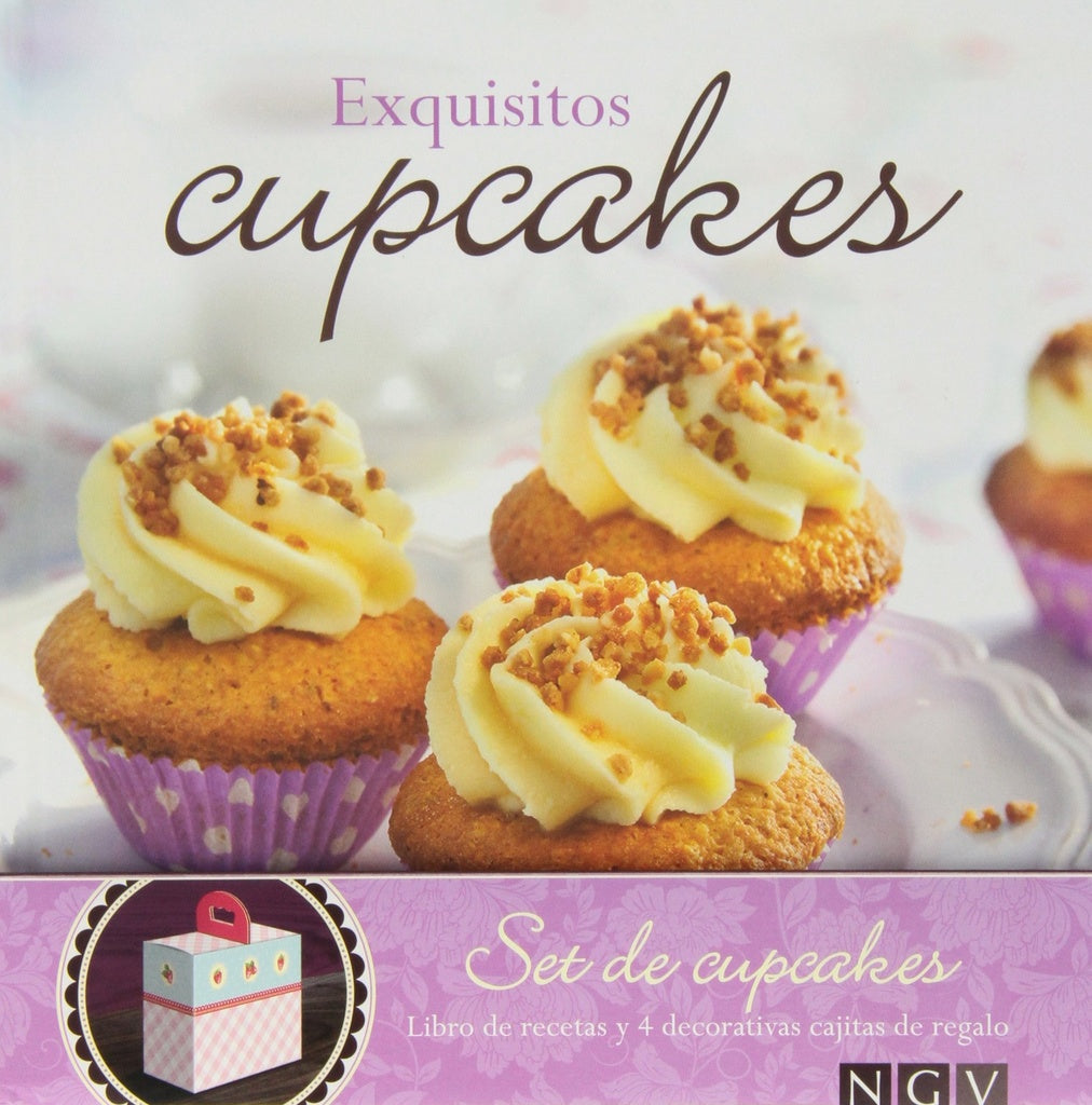 EXQUISITOS CUPCAKES (LIBRO + 4 CAJAS).. | Anónimo AAVV