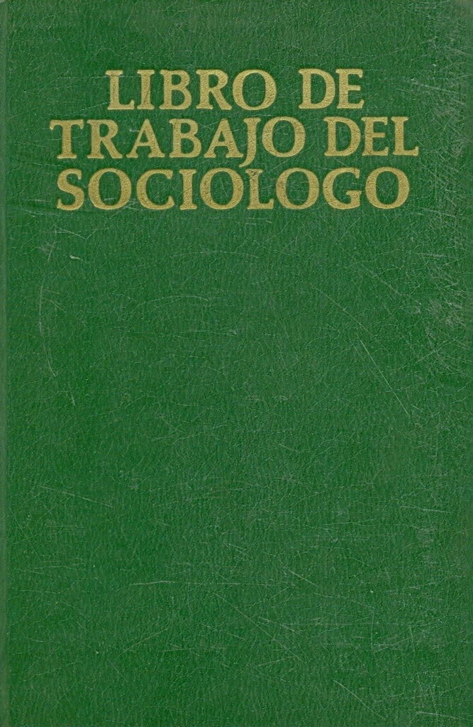 Libro de trabajo del sciólogo