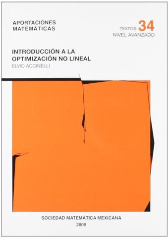 INTRODUCCION A LA OPTIMIZACION NO LINEAL | VACIO