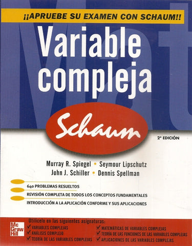 VARIABLE COMPLEJA.. | MurrayR. Spiegel