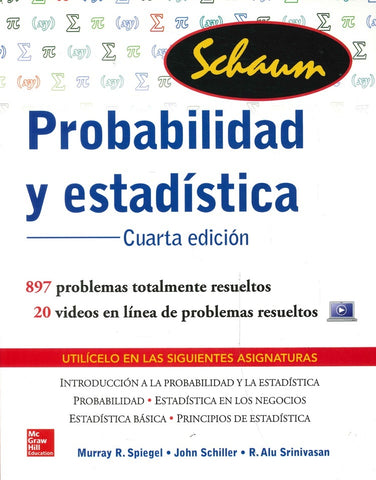 PROBABILIDAD Y ESTADISTICA 4TA ED.* | VARIOS  AUTORES