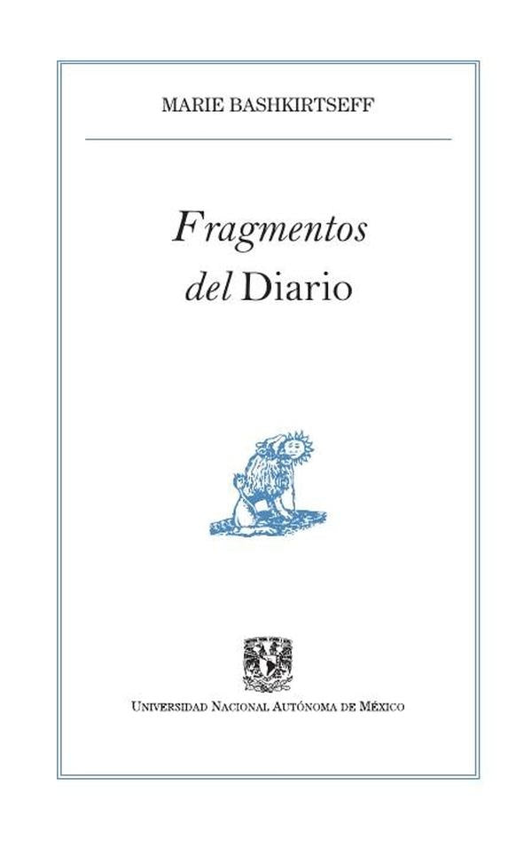 Fragmentos del diario | Bashkirtseff, Priego Tapia
