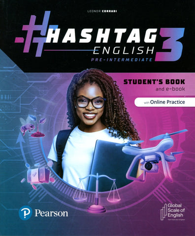 Hashtag English 3 Pre-intermediate Student's Book and e-book with Online Practice