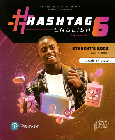 Hashtag English 6 Advanced Student's Book and e-book with Online Practice