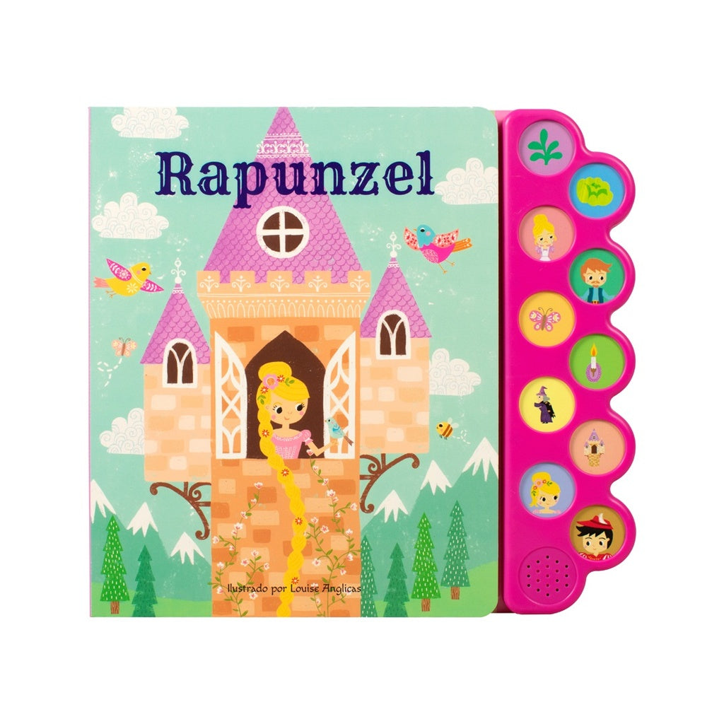 10 BOTONES DE SONIDO RAPUNZEL.. | VACIO