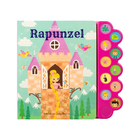 10 BOTONES DE SONIDO RAPUNZEL.. | VACIO