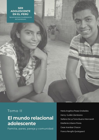 Ser adolescente en el Perú Aproximaciones a la adolescencia del bicentenario | Aranibar Chacon, Guillén Zambrano y otros