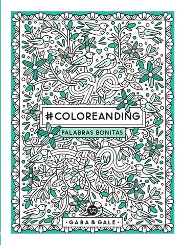 #Coloreanding: Palabras bonitas | Gaba, Gale