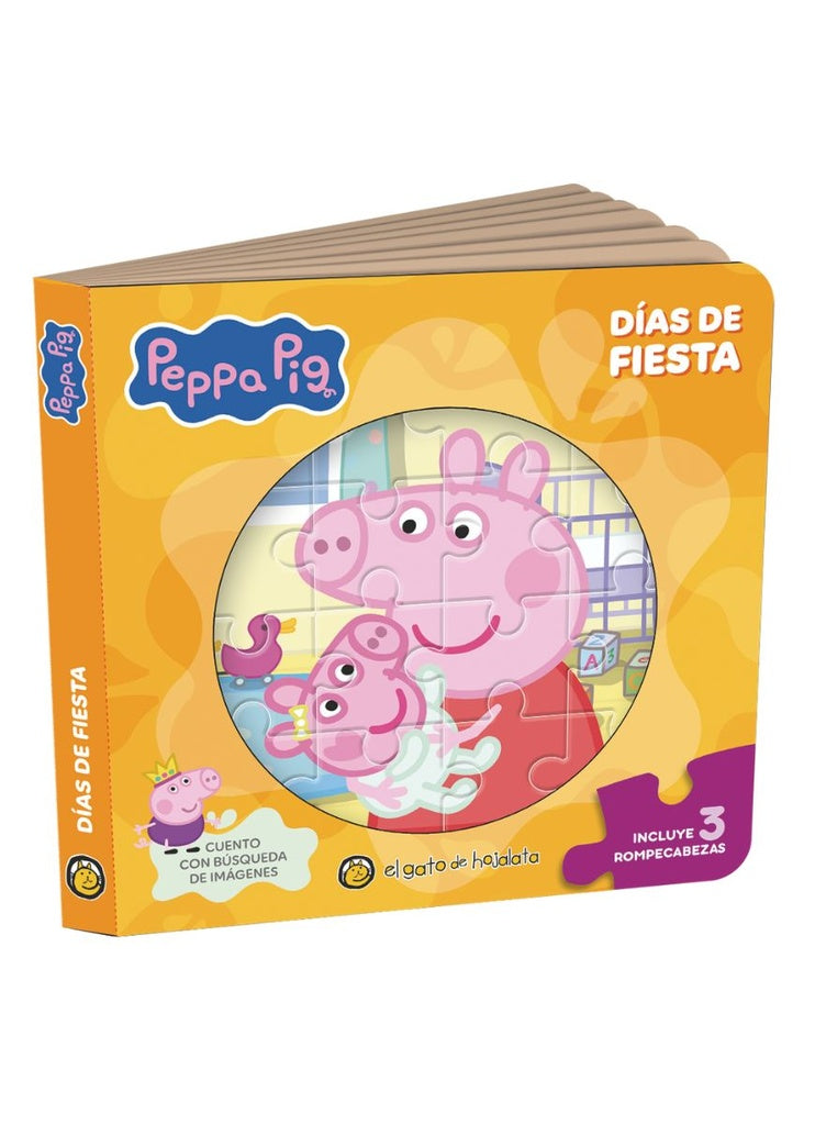 Dias de fiesta. Peppa, cuentos para armar y jugar.