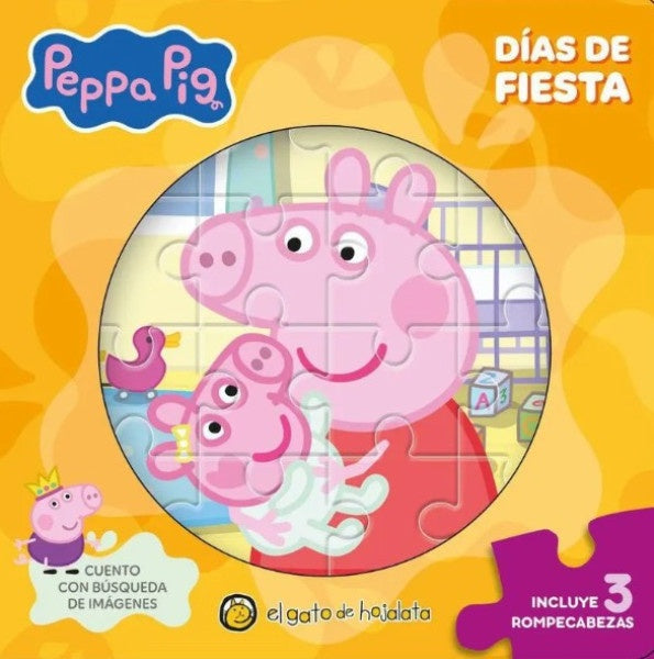 Dias de fiesta. Peppa, cuentos para armar y jugar.