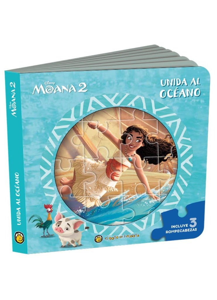 Unida al océano. Moana, cuentos para armar y jugar.