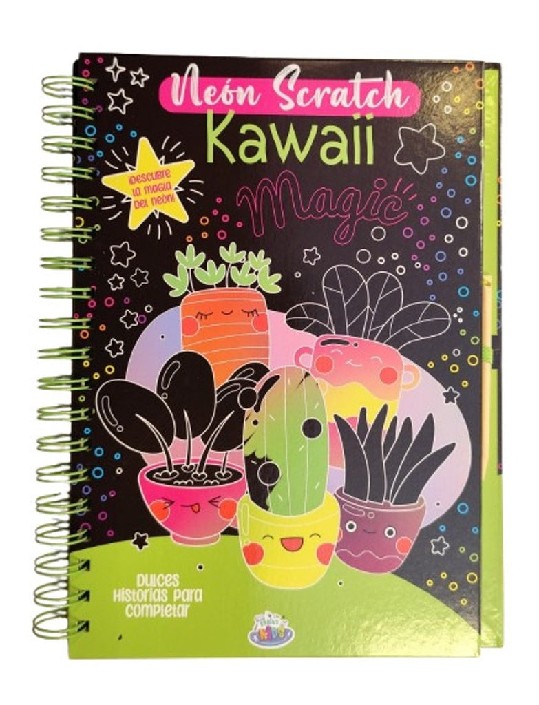 LIBROS KAWAII MAGIC NEON