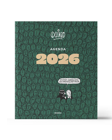 AGENDA QUINO 2026 ENCUADERNADA VERDE.. | Quino