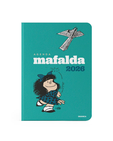 AGENDA MAFALDA 2026 TAPA DURA TURQUESA.. | Quino