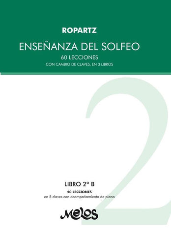 BA11165 - Enseñanza del solfeo - Libro 2º B | Guy Ropartz
