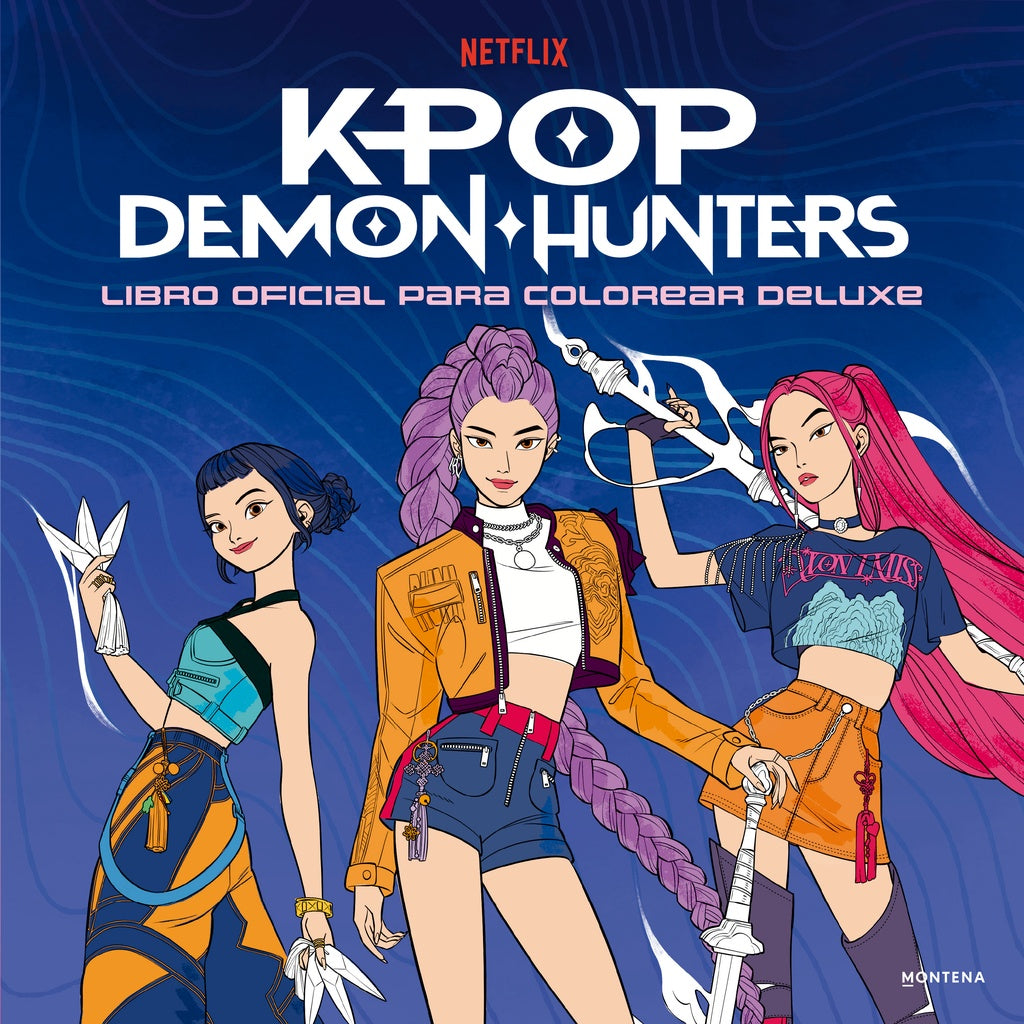 KPop Demon Hunters - Libro oficial para colorear deluxe  | Netflix