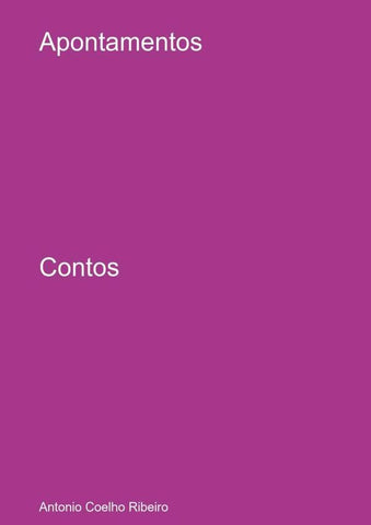 Apontamentos | Antonio Coelho Ribeiro