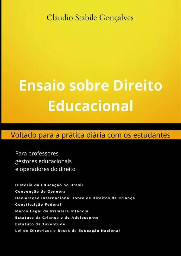 Ensaio Sobre Direito Educacional | Claudio Stabile Gonçalves