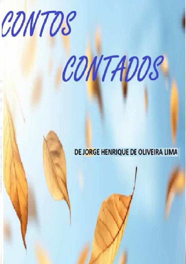 Contos Contados | Jorge Henrique De Oliveira Lima