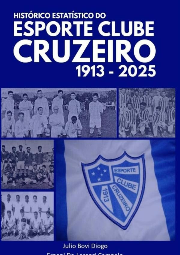 Histórico Estatístico Do Esporte Clube Cruzeiro 1913 - 2025 | Julio Bovi Diogo